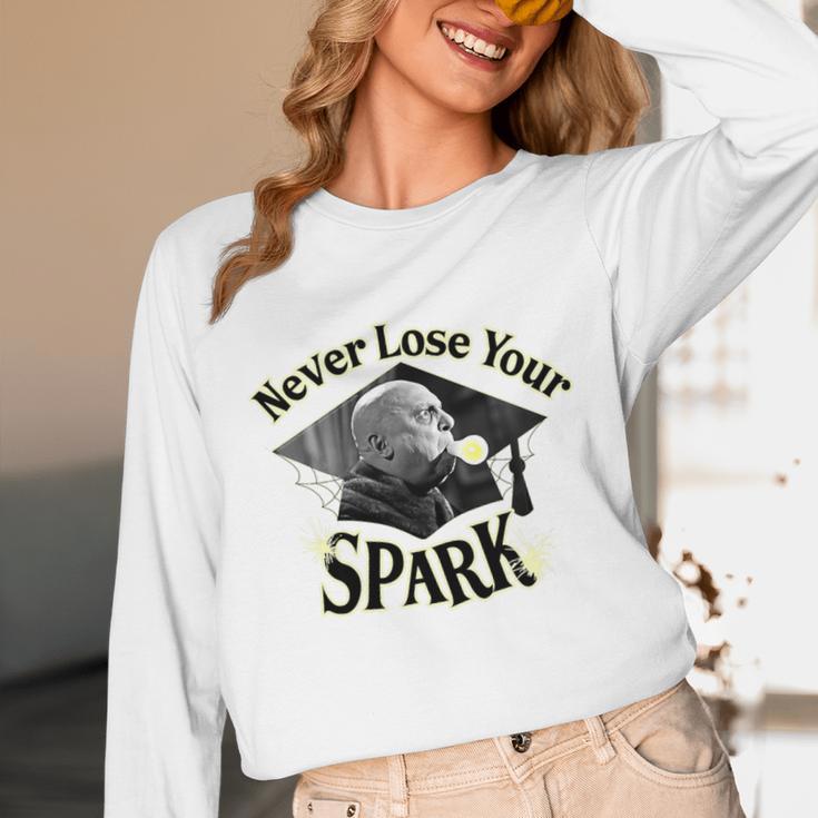 The Addams Family TV Series – Uncle Fester Graduation Spark Premium Unisex Long Sleeve T-Shirt