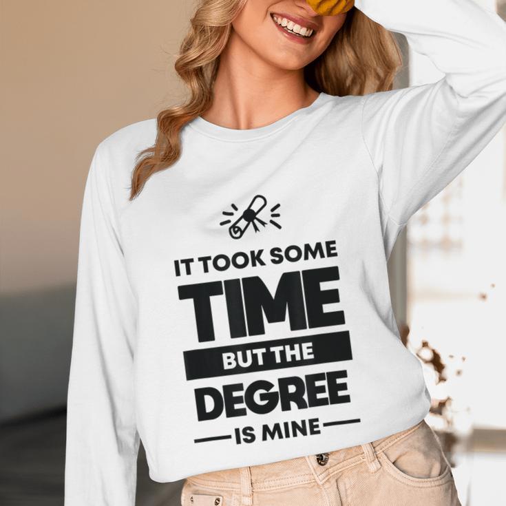 Adult College Graduation Unisex Long Sleeve T-Shirt