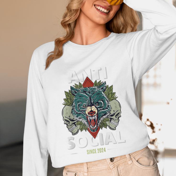 Antisocial Introvert I Like Being Alone Raglan Baseball Tee Unisex Long Sleeve T-Shirt Antisocial Introvert I Like Being Alone Raglan Baseball Tee Unisex Long Sleeve T-Shirt