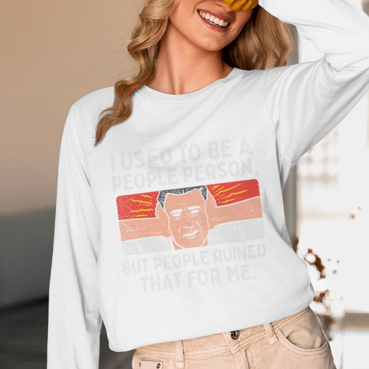 Antisocial Not A People Person Socially Selective Introvert Unisex Long Sleeve T-Shirt Antisocial Not A People Person Socially Selective Introvert Unisex Long Sleeve T-Shirt