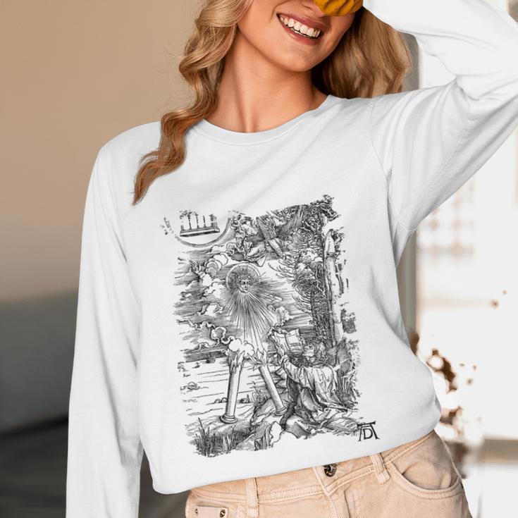 Apocalypse St John Devours The Book 1498 DüRer Angels Unisex Long Sleeve T-Shirt