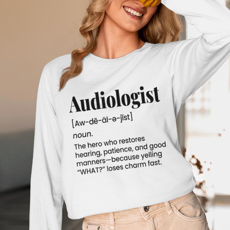 Audiologist Audiology Student Graduation Ear Doctor Unisex Long Sleeve T-Shirt
