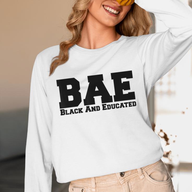BAE And Educated Black History Month Graduation Unisex Long Sleeve T-Shirt