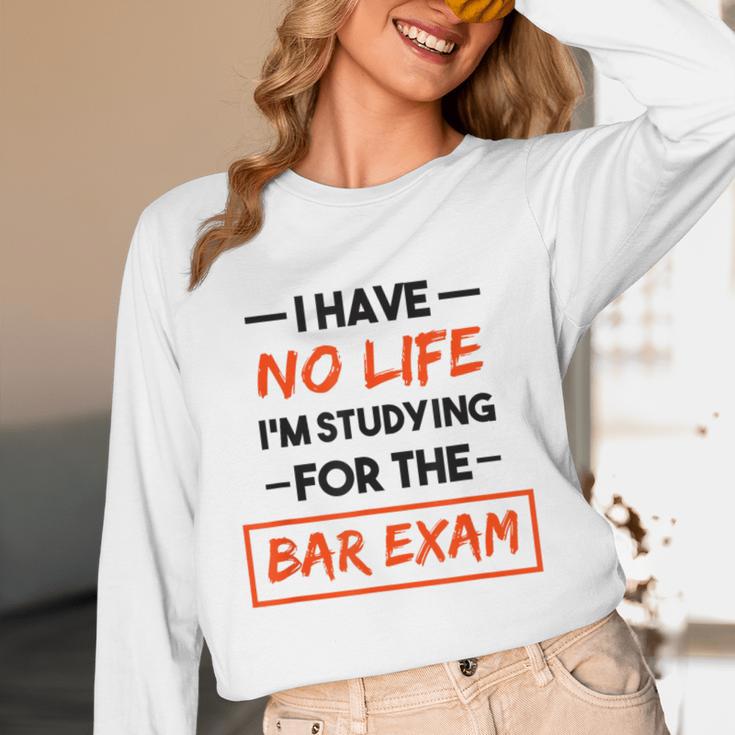 Bar Exam Tee Shirt Law School Graduation Unisex Long Sleeve T-Shirt