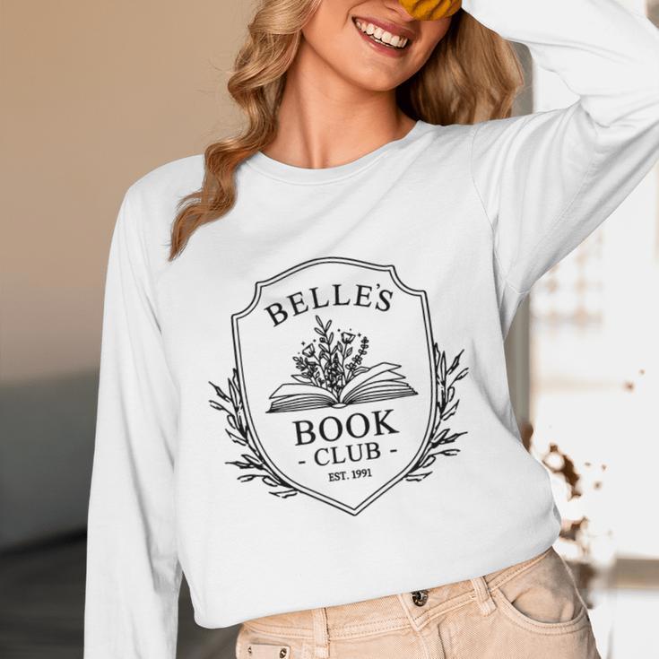 Belle's Book Club Est 1991 Belle's Book Shop Unisex Long Sleeve T-Shirt Belle's Book Club Est 1991 Belle's Book Shop Unisex Long Sleeve T-Shirt