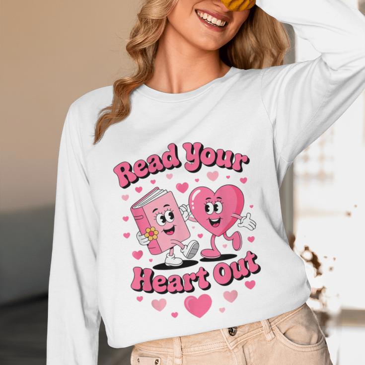 Book Lover Read Your Heart Out Teacher Kids Valentines Unisex Long Sleeve T-Shirt Book Lover Read Your Heart Out Teacher Kids Valentines Unisex Long Sleeve T-Shirt