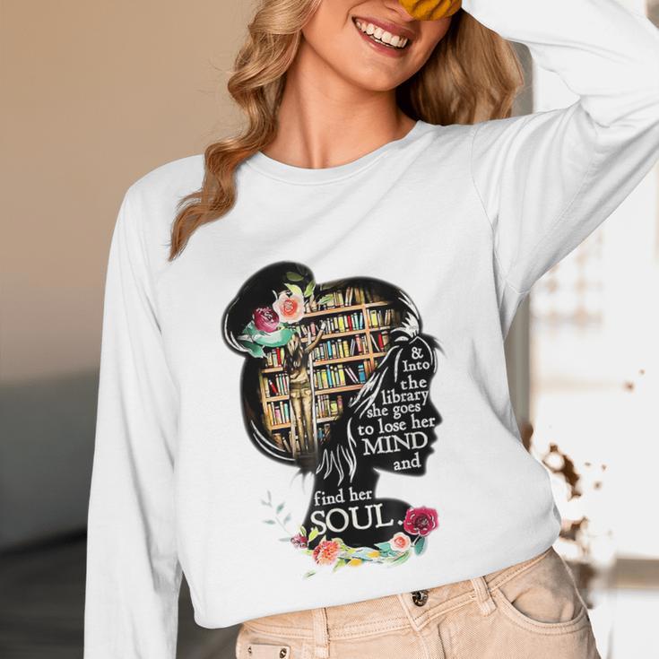 Book Reading Bookworm Book Lover Women Kids Girls Unisex Long Sleeve T-Shirt