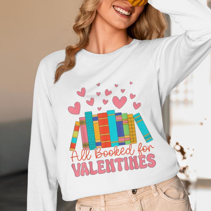 All Booked For Valentines Book Lover Valentine's Day Unisex Long Sleeve T-Shirt