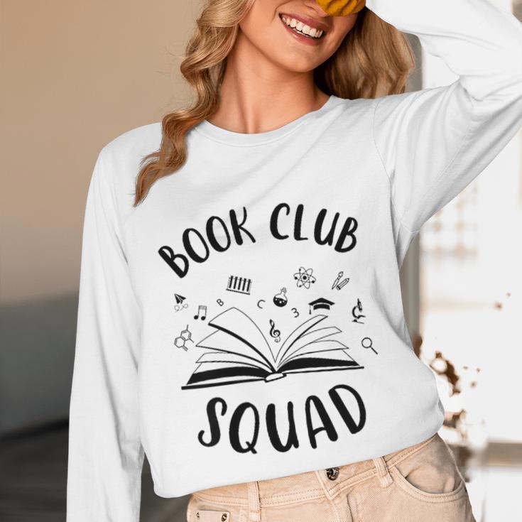 Books Club Squad Reading Book Lover Book Minimalist Team Tee Unisex Long Sleeve T-Shirt