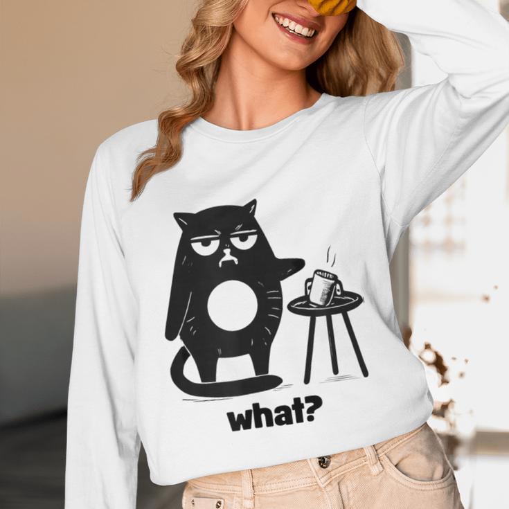 Cat What Humor Introvert Anti-Social Unisex Long Sleeve T-Shirt Cat What Humor Introvert Anti-Social Unisex Long Sleeve T-Shirt