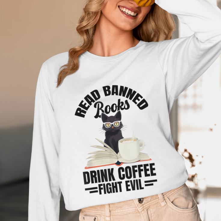 Cat I Read Banned Books Shirt Bookworm Avid Reader For Men Women Kids Unisex Long Sleeve T-Shirt Cat I Read Banned Books Shirt Bookworm Avid Reader For Men Women Kids Unisex Long Sleeve T-Shirt