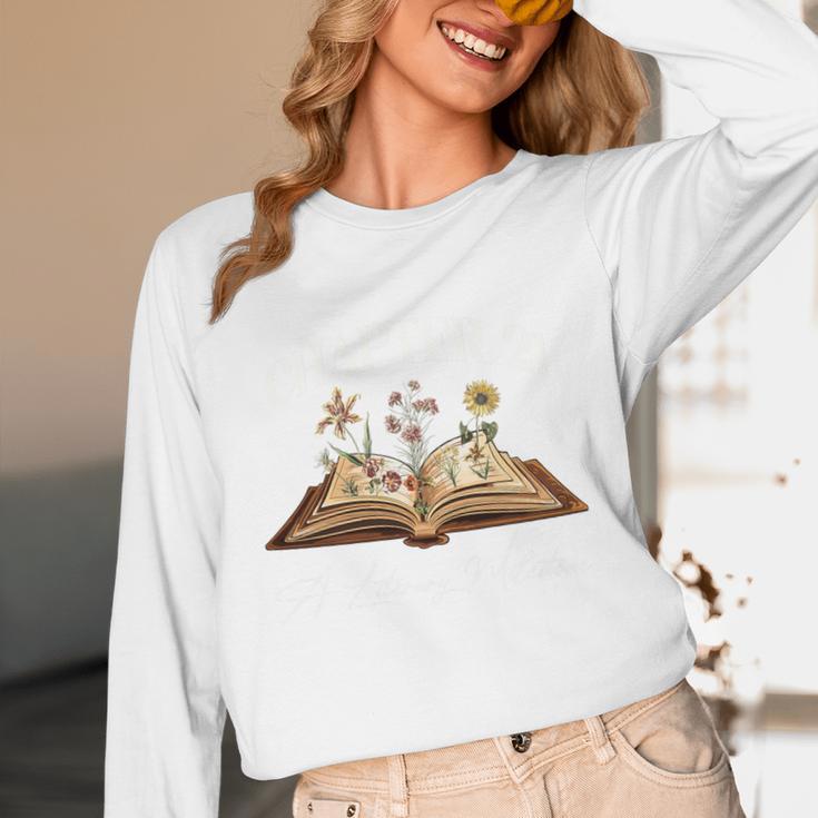 Chapter 21 Years Old 21st Birthday Wildflower Book Lover Premium Tri-Blend Unisex Long Sleeve T-Shirt