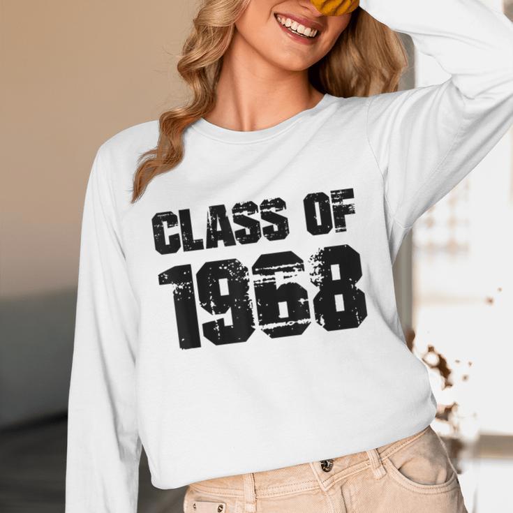 Class Of 1968 High School College Graduation Reunion Unisex Long Sleeve T-Shirt
