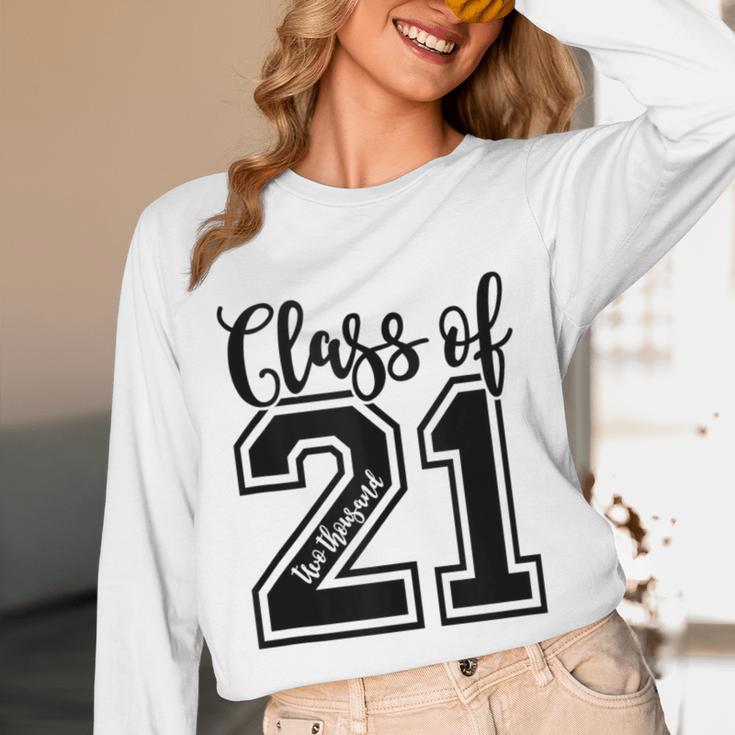 Class Of 2021 Senior 21 Cool Graduation Unisex Long Sleeve T-Shirt