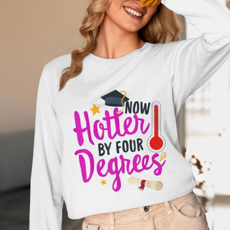 Class Of 2022 Four Degrees Hotter Graduation Day Master Grad Unisex Long Sleeve T-Shirt