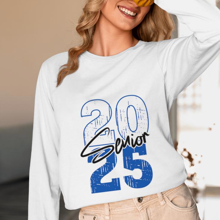 Class Of 2025 Senior Graduation 2025 Blue Unisex Long Sleeve T-Shirt