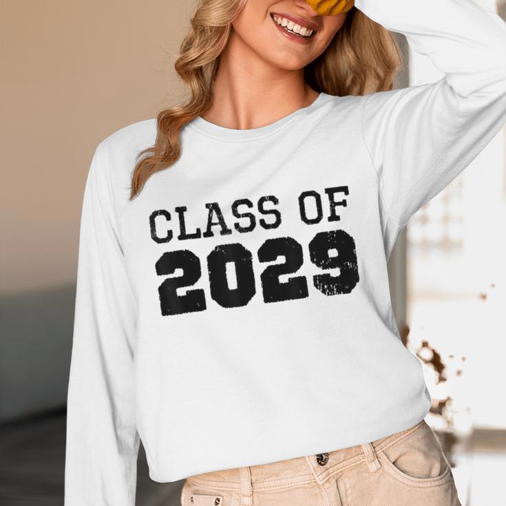 Class Of 2029 Future Graduation Vintage T-Shirt Unisex Long Sleeve T-Shirt