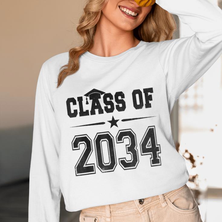 Class Of 2034 Shirt Graduation Unisex Long Sleeve T-Shirt
