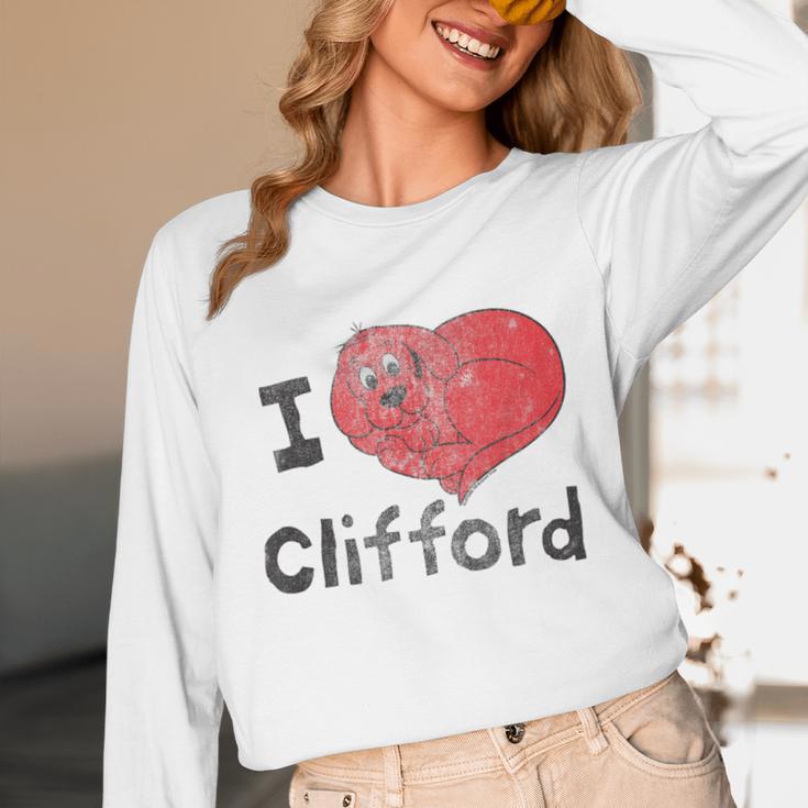 Clifford The Big Red Dog I Heart Clifford Childrens Books Unisex Long Sleeve T-Shirt