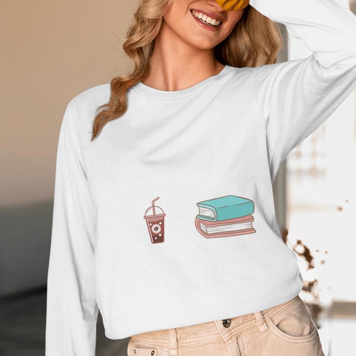 Coffee And Books Unisex Long Sleeve T-Shirt