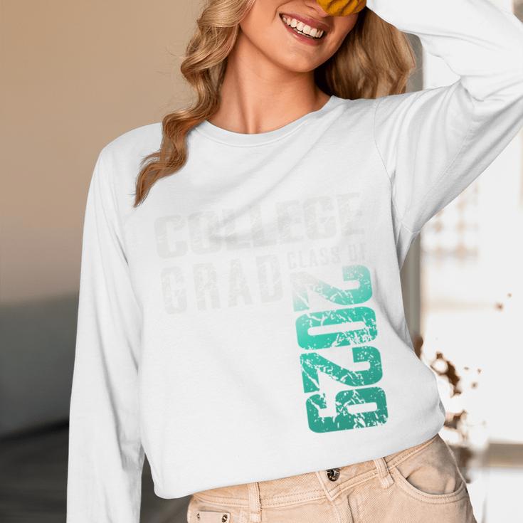 College Grad Class Of 2029 Graduation Unisex Long Sleeve T-Shirt