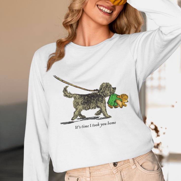 Corduroy Time I Took You Home Teddy Bear Children's Book Unisex Long Sleeve T-Shirt