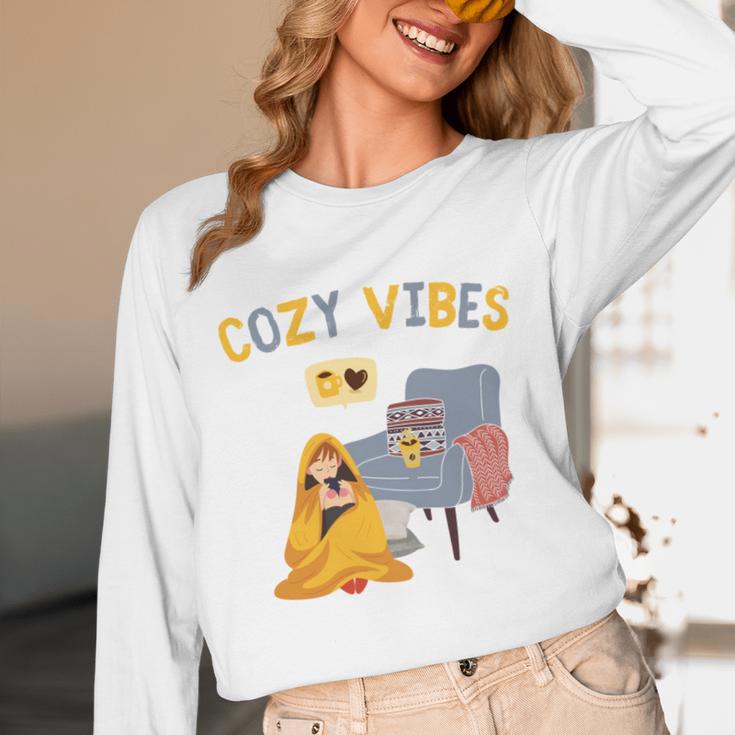 Cozy Vibes Atmospheric Introvert Unisex Long Sleeve T-Shirt