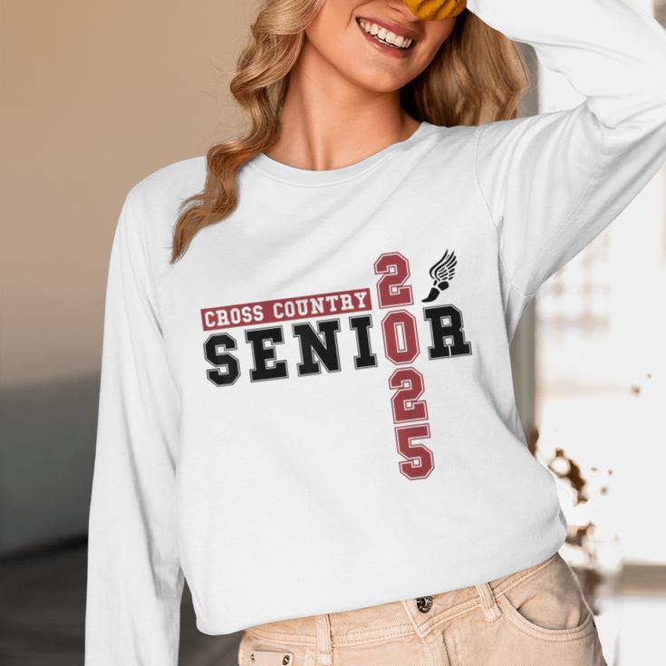 Cross Country Senior Night Senior 2025 Graduation Party 46 Unisex Long Sleeve T-Shirt