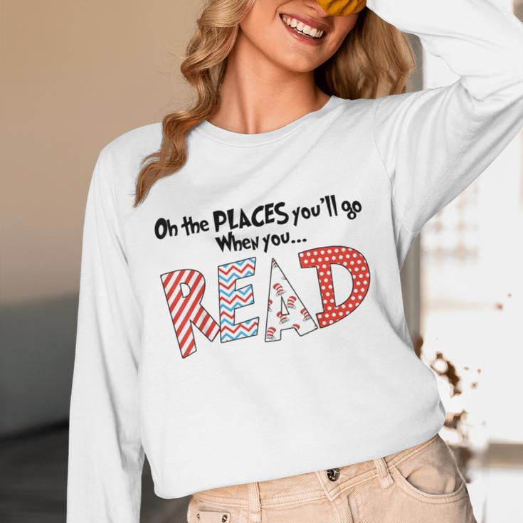 Cute Read Reading Day Book Lovers Teachers Students Kids Unisex Long Sleeve T-Shirt