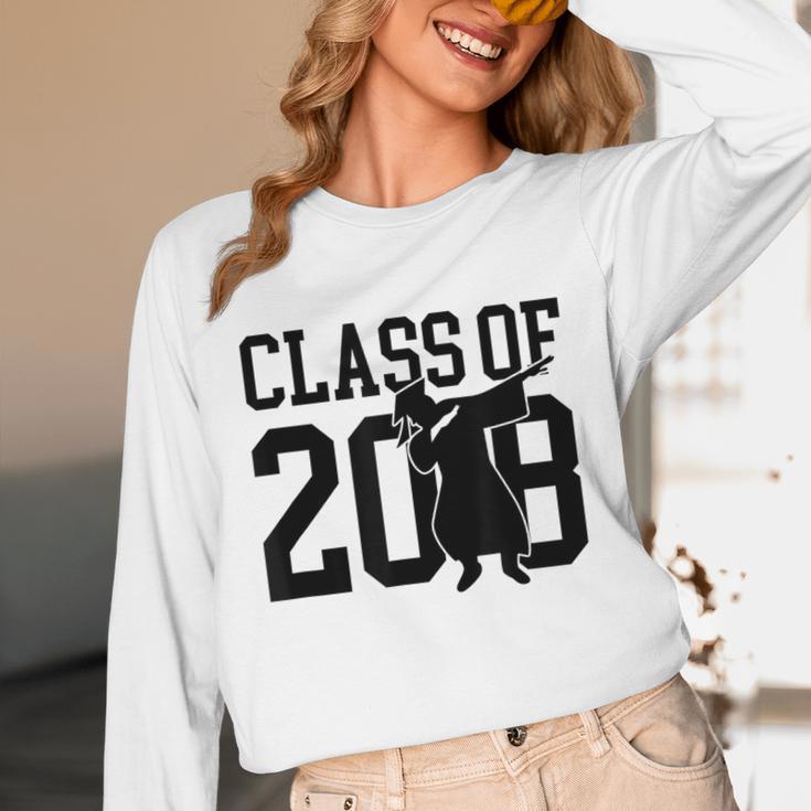 Dabbing Graduation Shirt Class Of 2018 Unisex Long Sleeve T-Shirt