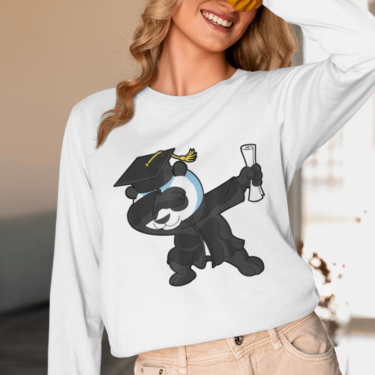 Dabbing Panda Bear Graduation Senior 2019 Shirt Unisex Long Sleeve T-Shirt