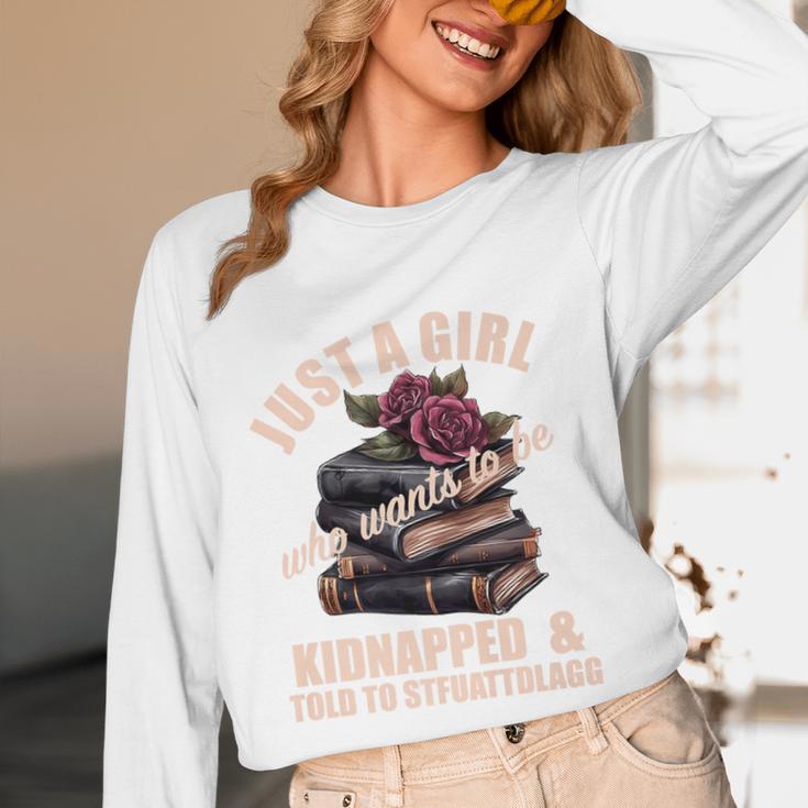 Dark Romance Women Told To STFUATTDLAGG Smutt Book Merch Premium Unisex Long Sleeve T-Shirt Dark Romance Women Told To STFUATTDLAGG Smutt Book Merch Premium Unisex Long Sleeve T-Shirt