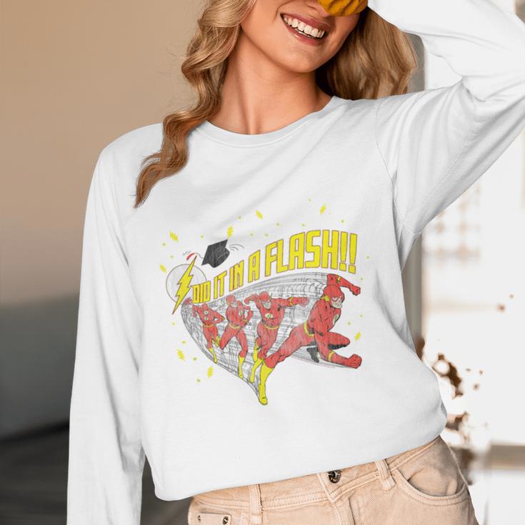 DC Comics The Flash Graduation Did It In A Flash Unisex Long Sleeve T-Shirt