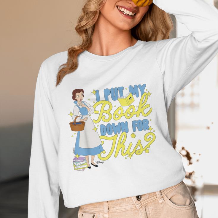 Disney Princess Belle I Put My Book Down For This Unisex Long Sleeve T-Shirt