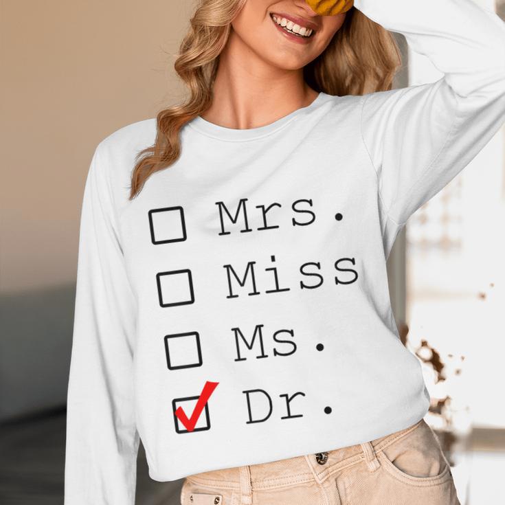Doctor Graduation Unisex Long Sleeve T-Shirt