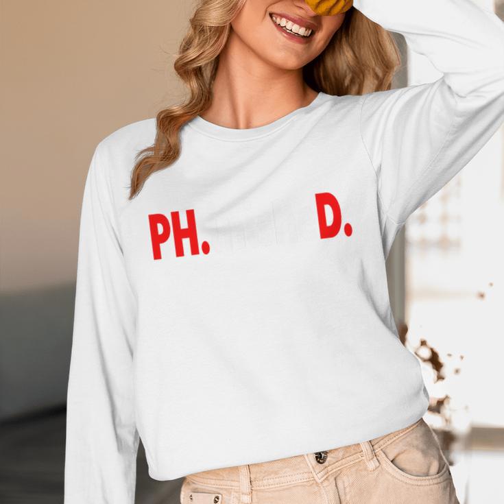 Doctorate PhinisheD PhD Graduation Premium Unisex Long Sleeve T-Shirt