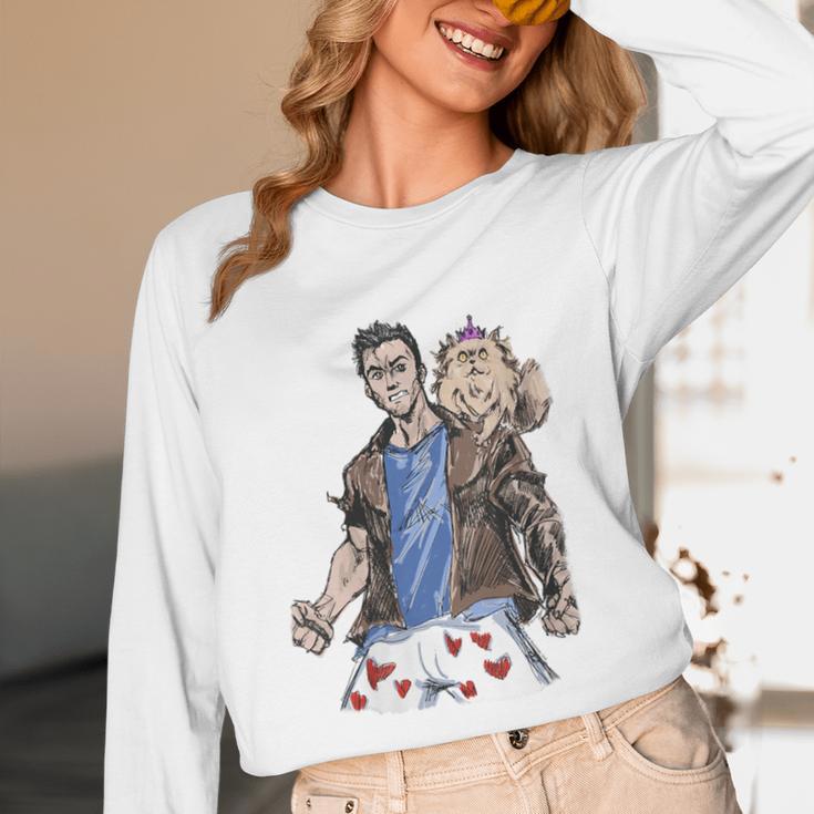 Dungeon Crawler Carl Sketchbook Princess Donut And Carl Book Unisex Long Sleeve T-Shirt Dungeon Crawler Carl Sketchbook Princess Donut And Carl Book Unisex Long Sleeve T-Shirt