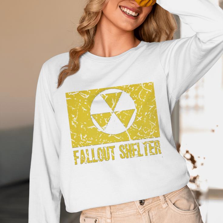 Fallout Shelter Nuclear War Radioactive Nostalgia T-Shirt Unisex Long Sleeve T-Shirt