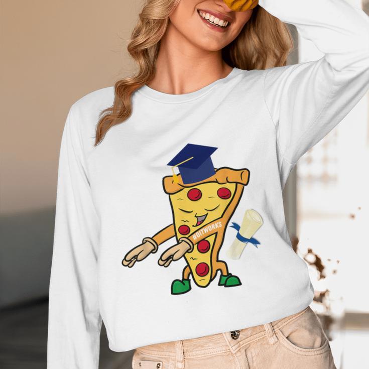 Flossing Pizza Dairy OIT For Dairy OIT Graduation Unisex Long Sleeve T-Shirt