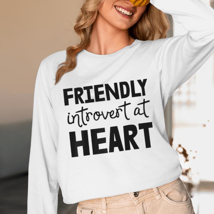 Friendly Introvert At Heart Raglan Baseball Tee Unisex Long Sleeve T-Shirt Friendly Introvert At Heart Raglan Baseball Tee Unisex Long Sleeve T-Shirt