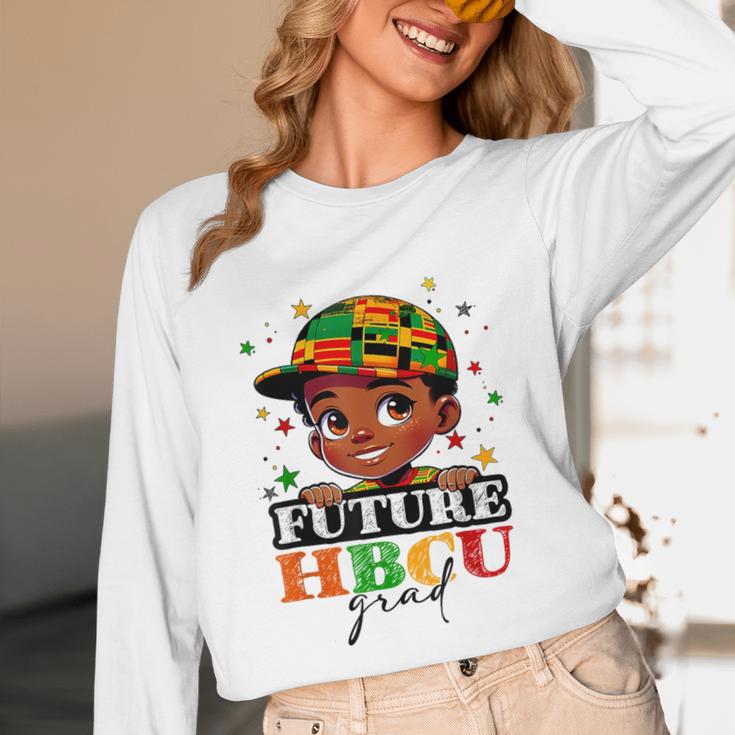 Future HBCU Grad History Boys Kids Graduation HBCU Unisex Long Sleeve T-Shirt