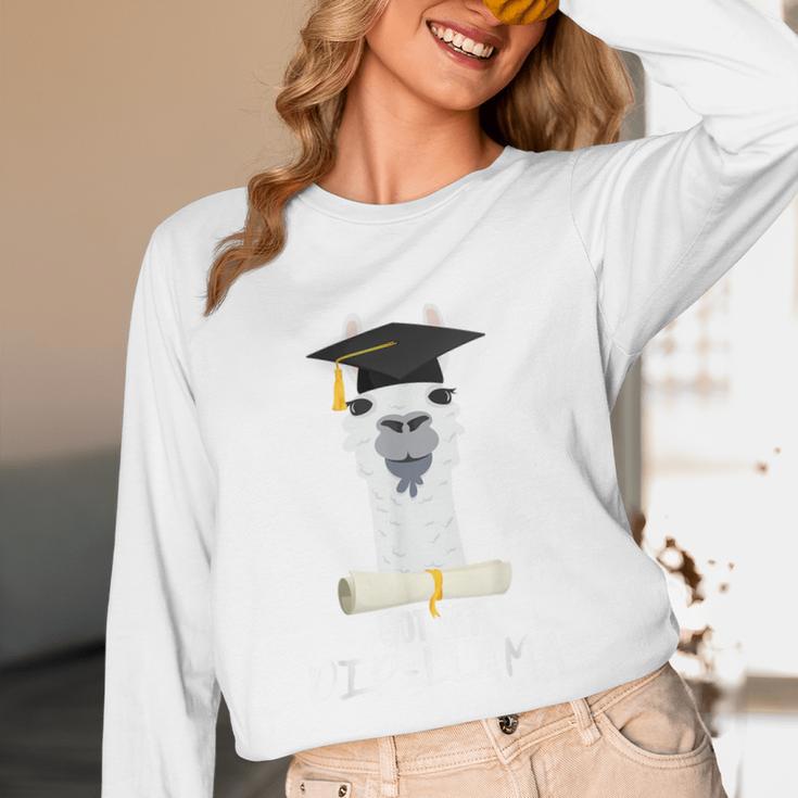 Graduation For Him & Her Got My Dip-Llama Unisex Long Sleeve T-Shirt