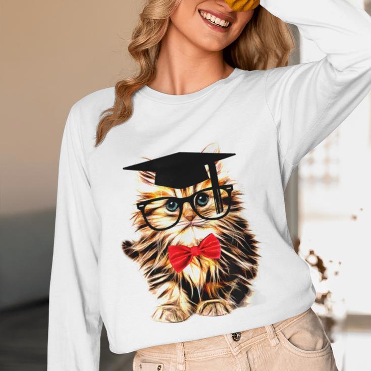 Graduation Cat Class Of 2023 Unisex Long Sleeve T-Shirt
