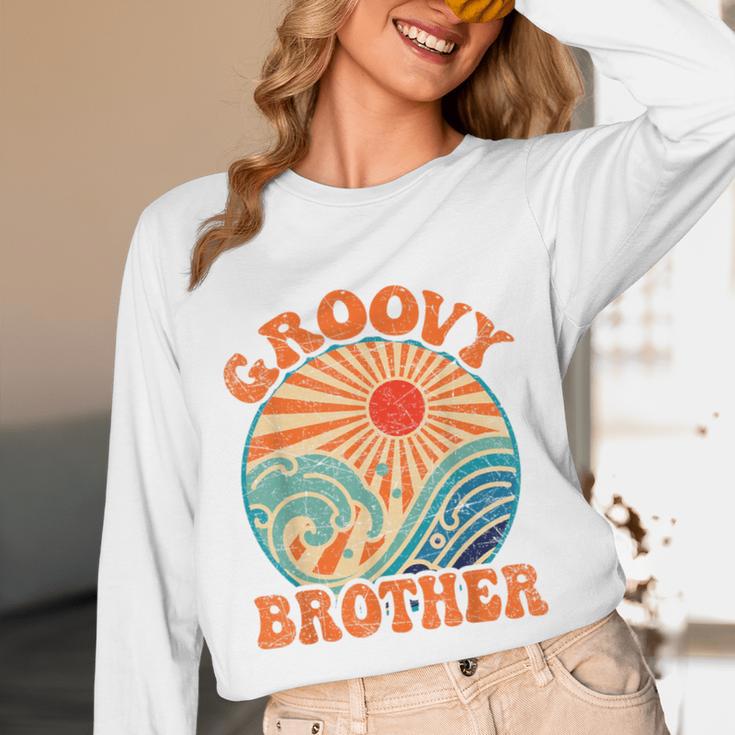 Groovy Brother 70s Aesthetic Nostalgia 1970's Retro Brother Unisex Long Sleeve T-Shirt Groovy Brother 70s Aesthetic Nostalgia 1970's Retro Brother Unisex Long Sleeve T-Shirt