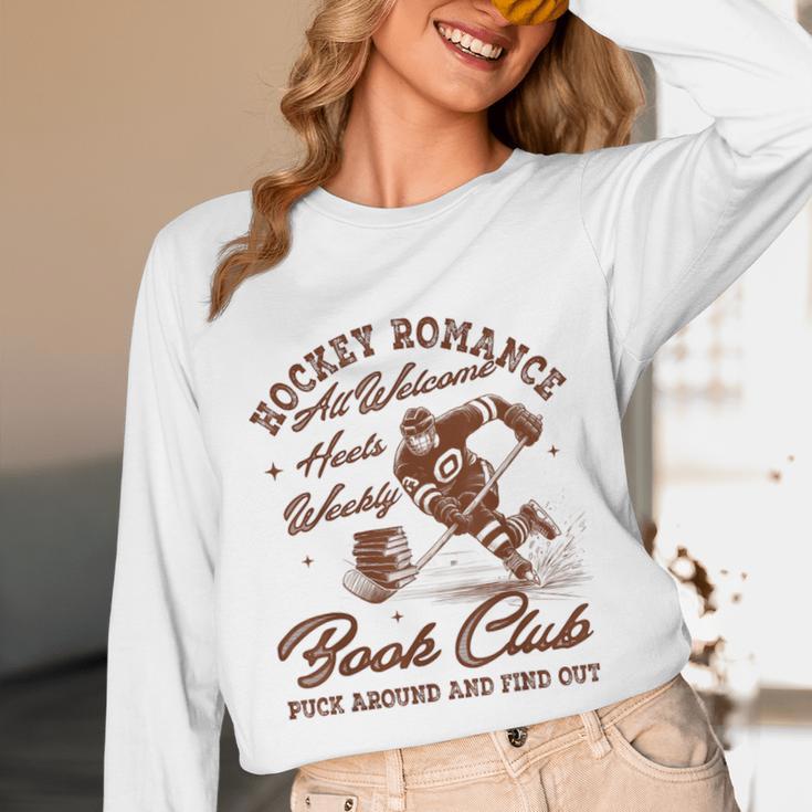Hockey Romance Smut Reader Book Club Book Lover Bookish Unisex Long Sleeve T-Shirt
