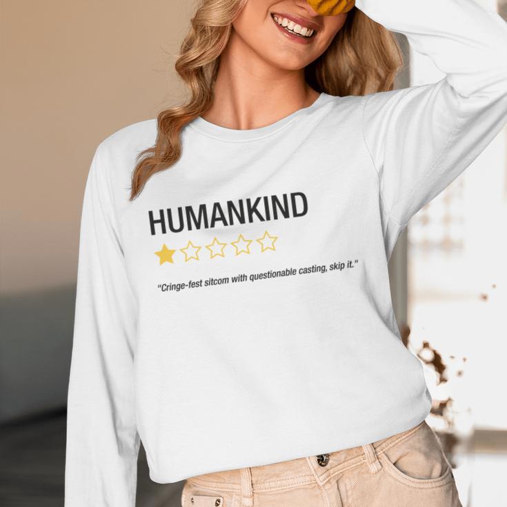 Humankind One Star Introvert People Rating Unisex Long Sleeve T-Shirt