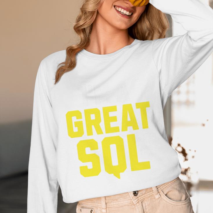I'm A Great SQL Introvert Saying Inbound Marketing Premium Tri-Blend Unisex Long Sleeve T-Shirt