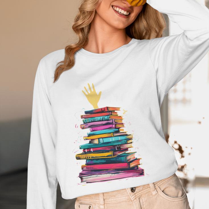 I'm OK Reading Books Library Bookworm Bookish Book Lover Unisex Long Sleeve T-Shirt I'm OK Reading Books Library Bookworm Bookish Book Lover Unisex Long Sleeve T-Shirt