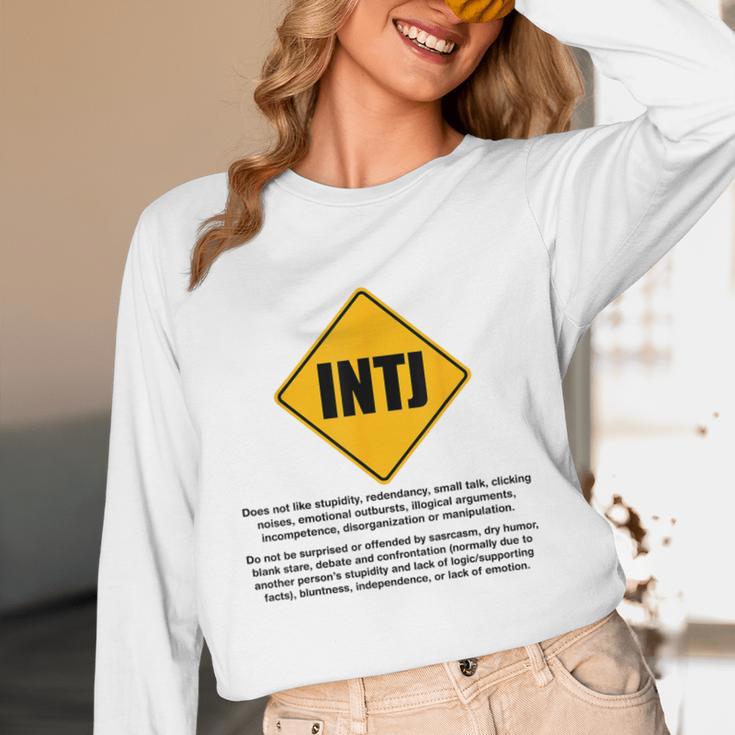 INTJ Warnings Architect Personality Type Introvert Unisex Long Sleeve T-Shirt INTJ Warnings Architect Personality Type Introvert Unisex Long Sleeve T-Shirt