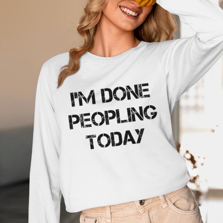 Introvert Design For Introverted Men And Women Unisex Long Sleeve T-Shirt Introvert Design For Introverted Men And Women Unisex Long Sleeve T-Shirt